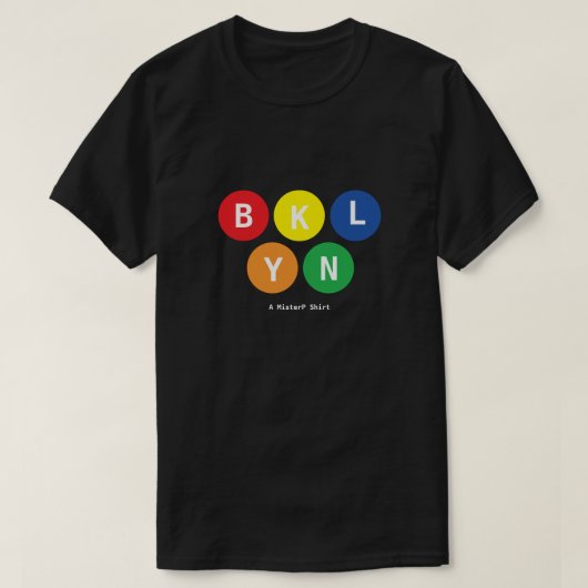 Brooklyn (Subway Edition) - Een MisterP-Shirt T-shirt (Design voorkant)