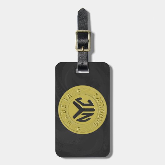 Brooklyn Subway Token Bagagelabel (Voorkant verticaal)