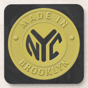 Brooklyn Subway Token Bier Onderzetter