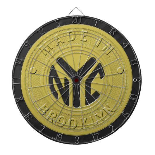 Brooklyn Subway Token Dartbord (Voorkant)