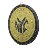 Brooklyn Subway Token Dartbord (Voorkant Rechts)