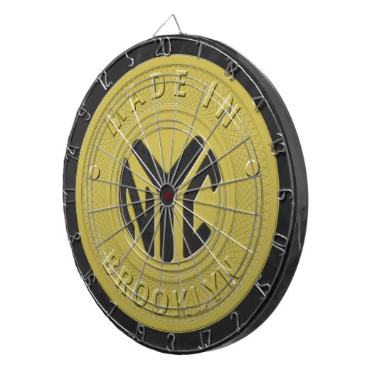 Brooklyn Subway Token Dartbord (Voorkant Rechts)