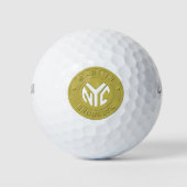Brooklyn Subway Token Golfballen (Voorkant)