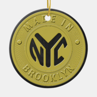 Brooklyn Subway Token Keramisch Ornament