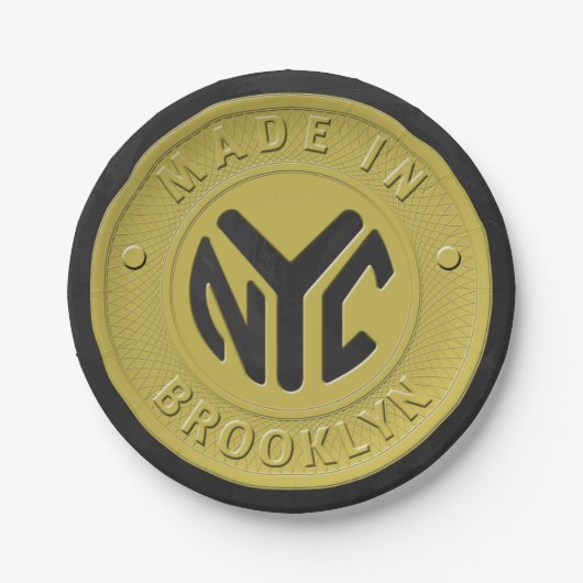 Brooklyn Subway Token Papieren Bordje