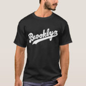 Brooklyn T-shirt 1 (White Script) (Voorkant)