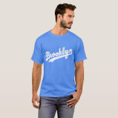 Brooklyn T-Shirt White Lettering (Voorkant volledig)