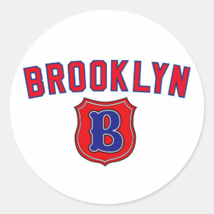 Brooklyn Throwback Ronde Sticker