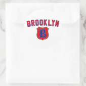 Brooklyn Throwback Ronde Sticker (Tas)
