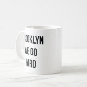 Brooklyn We gaan hard Koffiemok (Voorkant links)