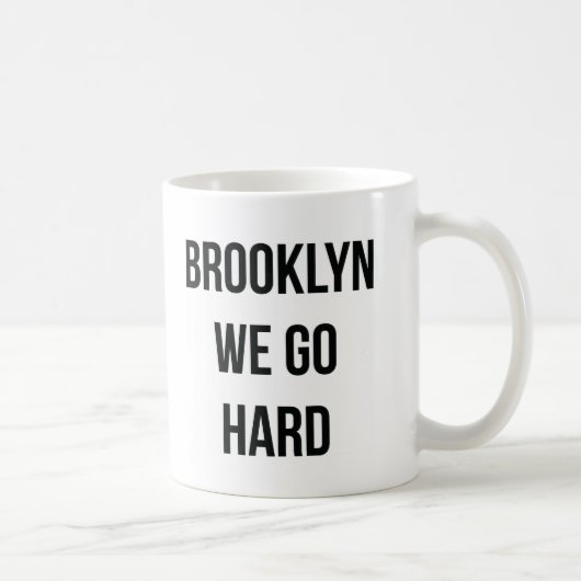 Brooklyn We gaan hard Koffiemok (Rechts)