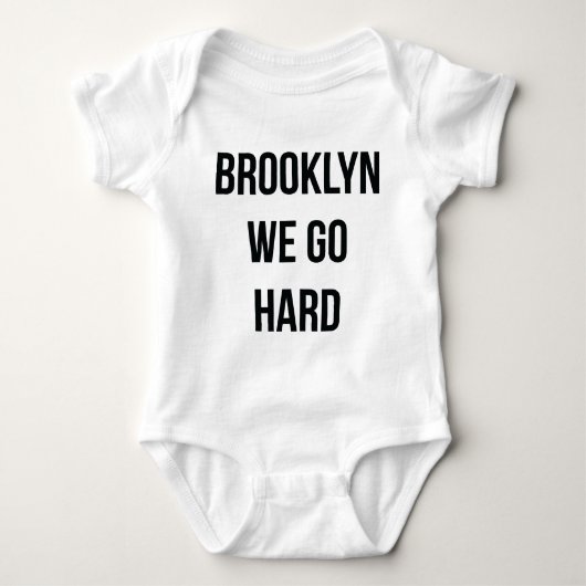 Brooklyn We gaan hard Romper (Voorkant)