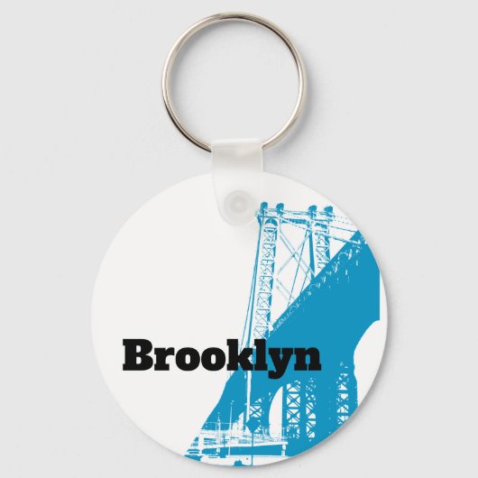Brooklyn, Williamsburg bridge Sleutelhanger (Voorkant)