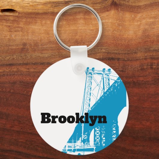 Brooklyn, Williamsburg bridge Sleutelhanger (Voorkant)