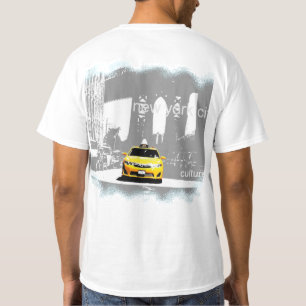 Brooklyn Yellow Taxi NYC Mannen Moderne Waarde Bes T-shirt