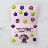 Brooklyn's Pasen - Weimaraner Dog / Puppy Kaart (Binnen)