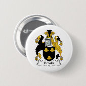 Brooks Family Crest Ronde Button 5,7 Cm (Voorkant /achterkant)