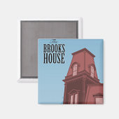 Brooks House Magnet (Voorkant / Achterkant)