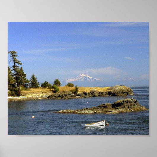 Brooks Point & Mt. Baker - Kunstprint Poster (Voorkant)