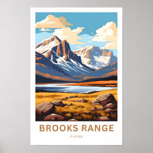 Brooks Range Alaska Reisprint Poster