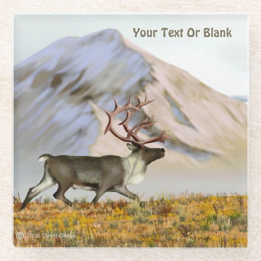 Brooks Range Cariou Glazen Onderzetter (Voorkant)