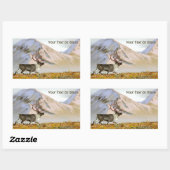 Brooks Range Cariou Rechthoekige Sticker (Vel)