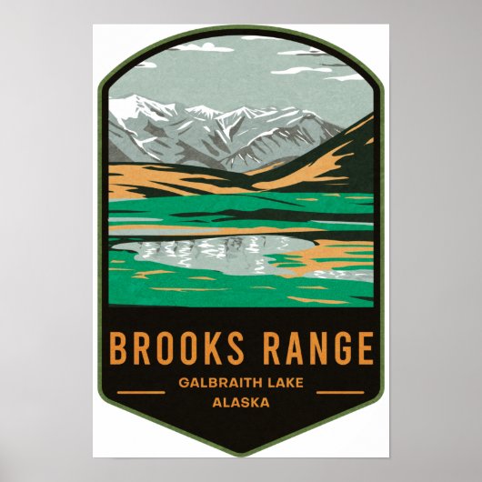 Brooks Range Galbraith Lake Poster (Voorkant)