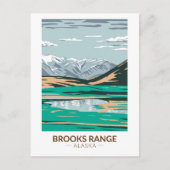 Brooks Range Mountains Alaska Vintage Briefkaart (Voorkant)