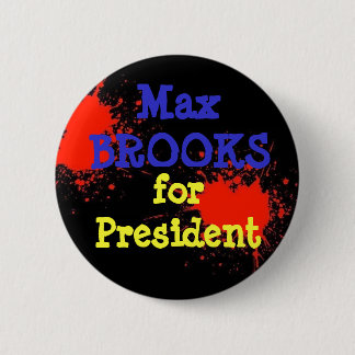 Brooks voor President! Ronde Button 5,7 Cm