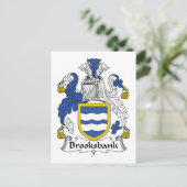 Brooksbank Family Crest Briefkaart (Staand voorkant)