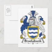 Brooksbank Family Crest Briefkaart (Voorkant / Achterkant)