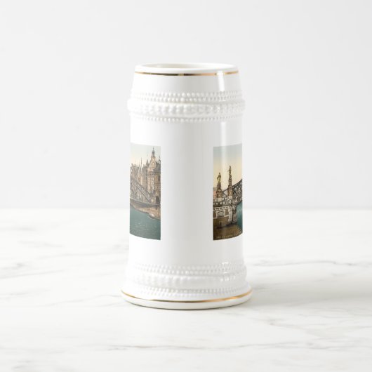 Brooksbrucke Bridge, Hamburg, Duitsland Bierpul (Center)