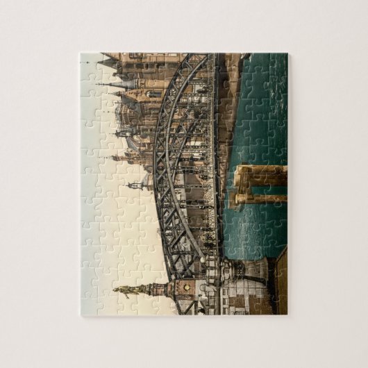 Brooksbrucke Bridge, Hamburg, Duitsland Legpuzzel (Verticaal)
