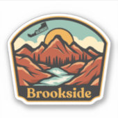 Brookside, Delaware Sticker (Voorkant)
