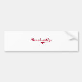 Brooksville Mississippi Classic Design Bumpersticker (Voorkant)