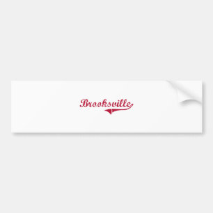 Brooksville Mississippi Classic Design Bumpersticker