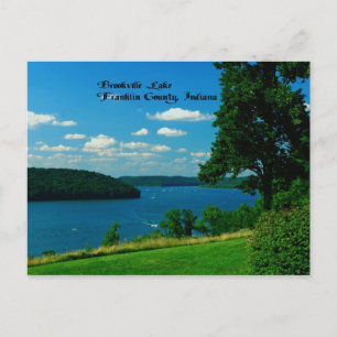 Brookville Lake, Franklin County Indiana Briefkaart