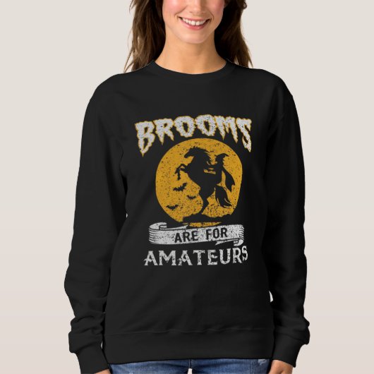 Broom: Amateurs Halloween Horse Moon Trui (Voorkant)