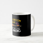 Broom Broke Witch Running Koffiemok (Voorkant rechts)