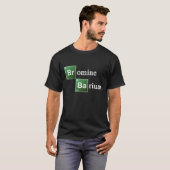 Broom en Barium Periodic Table Chemistry Elemen T-shirt (Voorkant volledig)