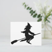 Broom heks briefkaart (Staand voorkant)