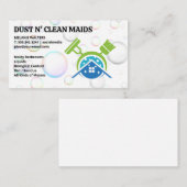 Broom Mop Logo | Bubellen Visitekaartje (Voorkant / Achterkant)