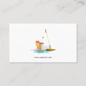 Broom Mop Maid Logo Visitekaartje (Achterkant)