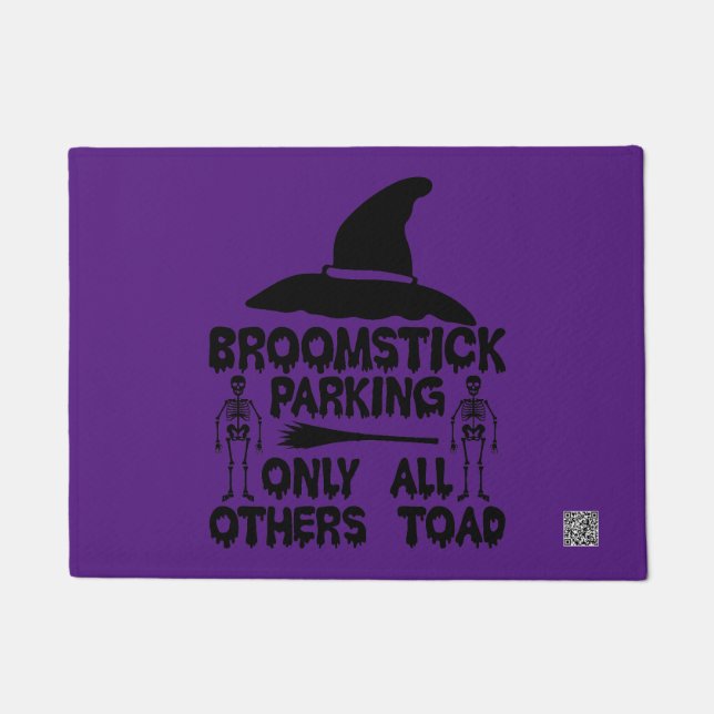 Broom Parkeren alleen alle anderen Toad Deurmat (Voorkant)