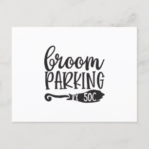 Broom parking 50c briefkaart