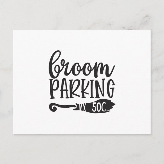 Broom parking 50c briefkaart (Voorkant)