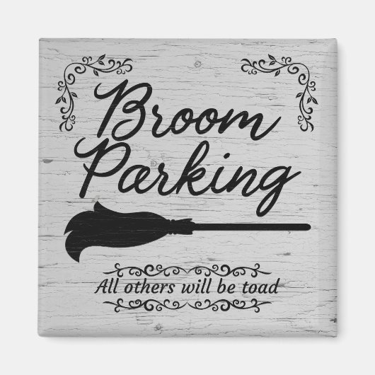 Broom Parking Magneet (Voorkant)