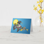 Broom Ride Kaart (Gele Bloem)