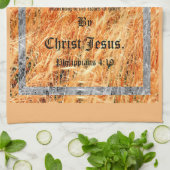 Broom Sage Abstract Filippijnen 4vs19 Theedoek (Gevouwen)