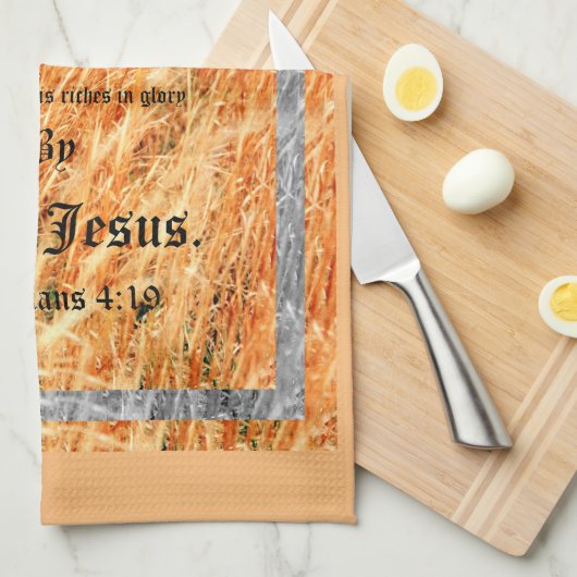 Broom Sage Abstract Filippijnen 4vs19 Theedoek (Quarter Fold)